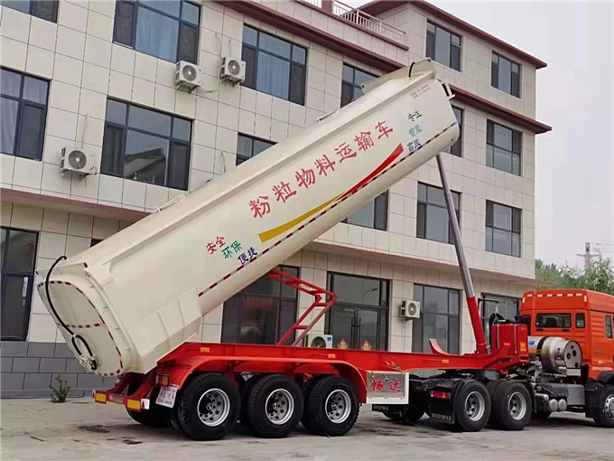 罐式后翻自卸半挂车
